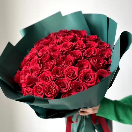 51 красная роза