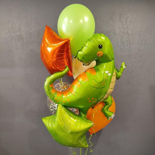 Set of "Dinosaur" balloons