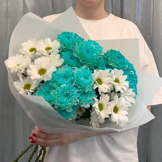 Яркое настроение 💚 хризантема