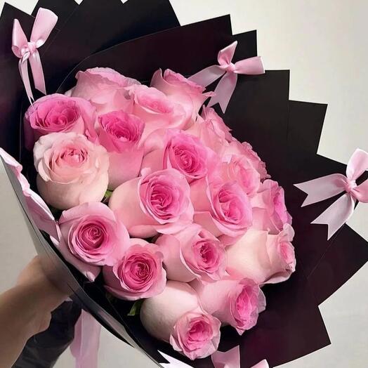Розочки розовые 23 шт