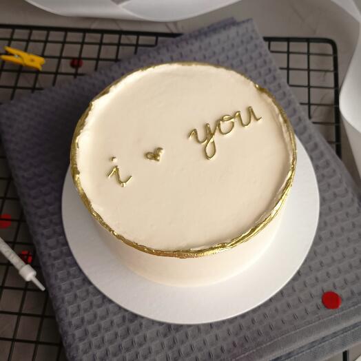 Бенто торт 550 гр Я тебя люблю I love you любимому