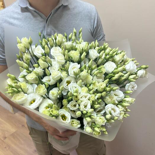 Букет из 21 эустомы
