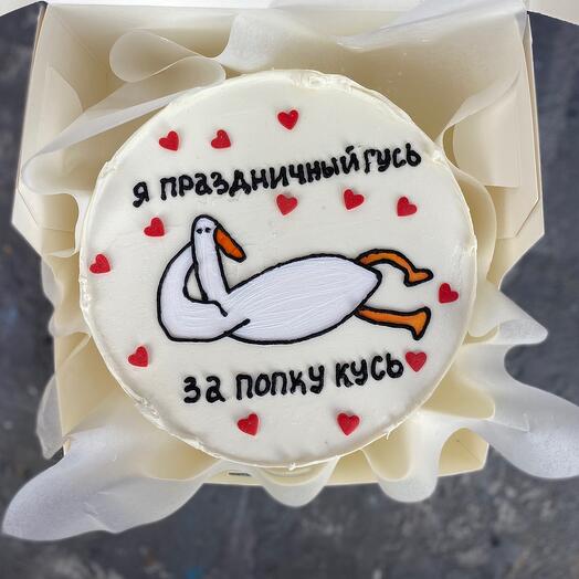 Бенто торт гусь