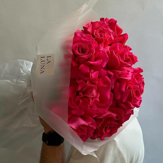 11 bright pink pink floyd roses