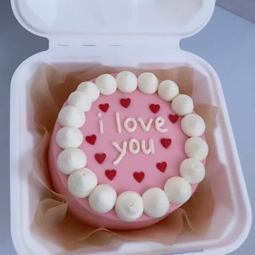 Бенто-торт I love you