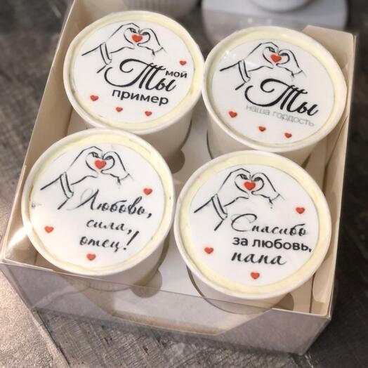 Набор тортов cake to go с печатью