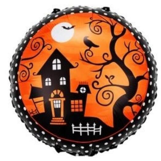 Воздушный круглый шар happy Halloween Хеллоуин