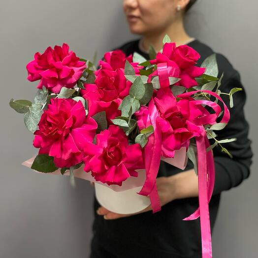 Французские малиновые розы - 7💕