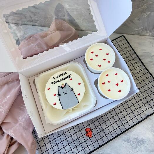 Набор бенто + 2 cake to go на день рождения