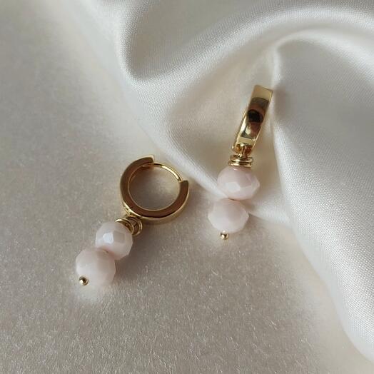 Серьги с *100 из ювелирного стекла