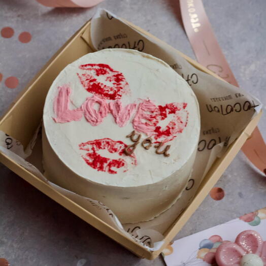 Bento cake (vegan) LOVE YOU to a loved one or a loved one