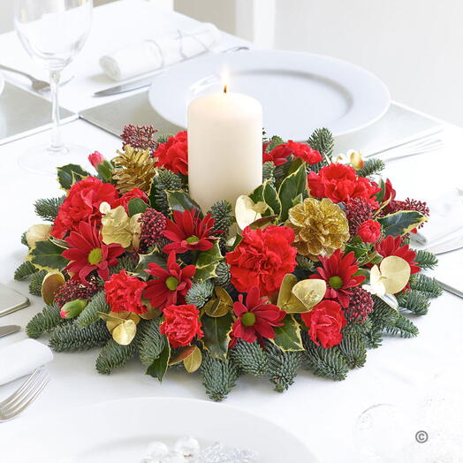 Christmas Table arrangement