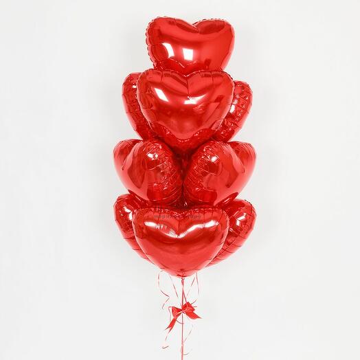 Набор "Красные сердца"