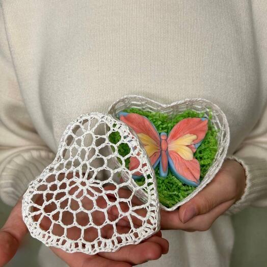 Сердце с бабочкой