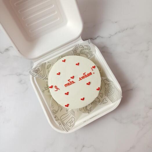 Бенто-торт "Я тебя люблю" на 14 февраля любимой, любимому, мужу, жене