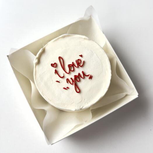 Бенто торт I love you