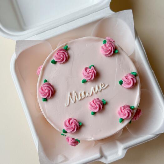 Pastel de Bento - 8 de marzo Flores para mamá