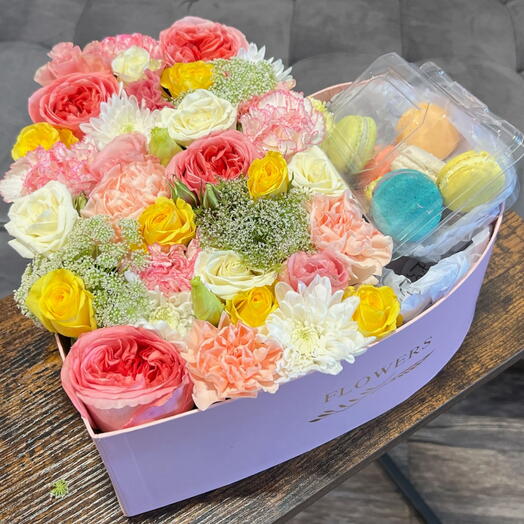 Flowers and Macaroons