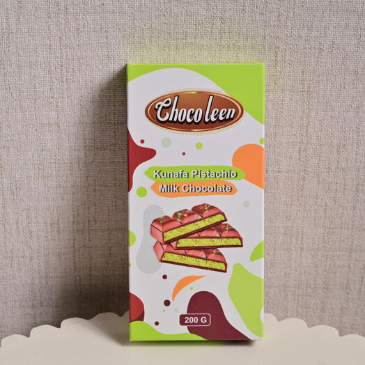 Kunafa Pistachio Milk Chocolate – 200g