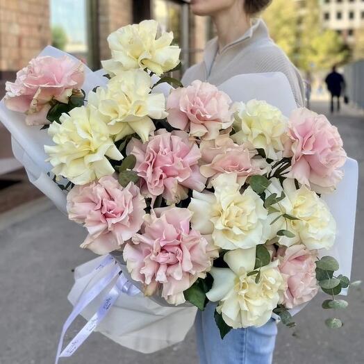 Wow ramo de rosas francesas, 15pcs