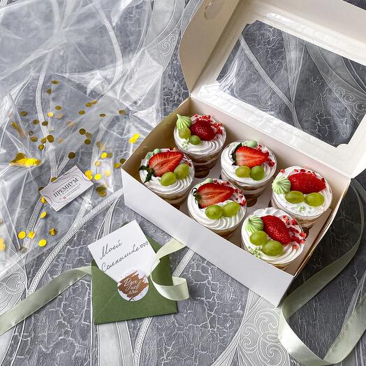 Трайфлы 6 шт любимой девушке на день святого валентина