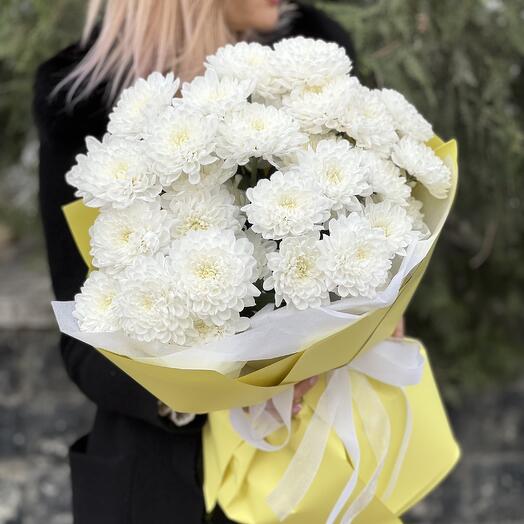 5 кустовых хризантем