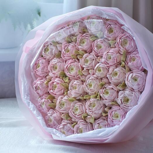 Зефирный букет (диаметр 45 см.)