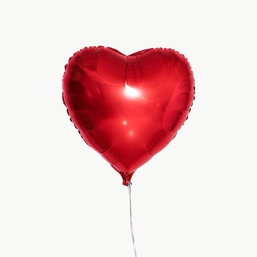 Шар-фольга Сердце ♥️ с гелием