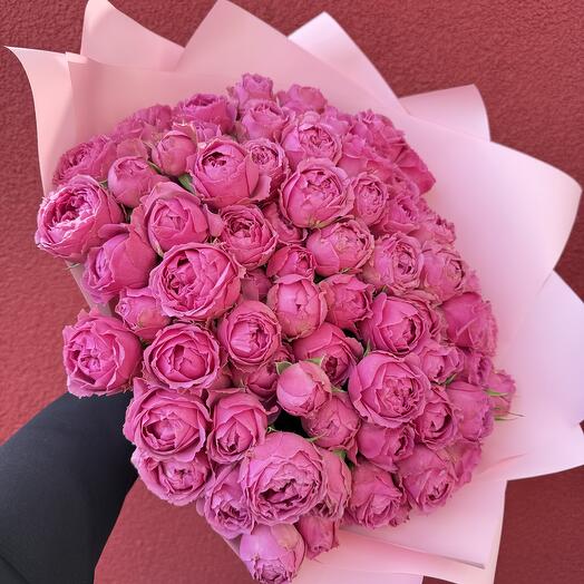 Кустовая пионовидная роза (25 шт) 💞