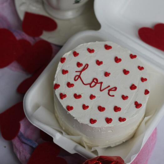 Бенто торт love