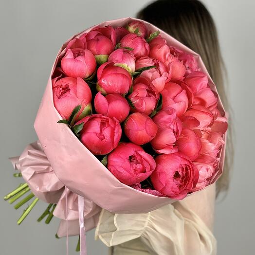 Пионы Coral Charm 25