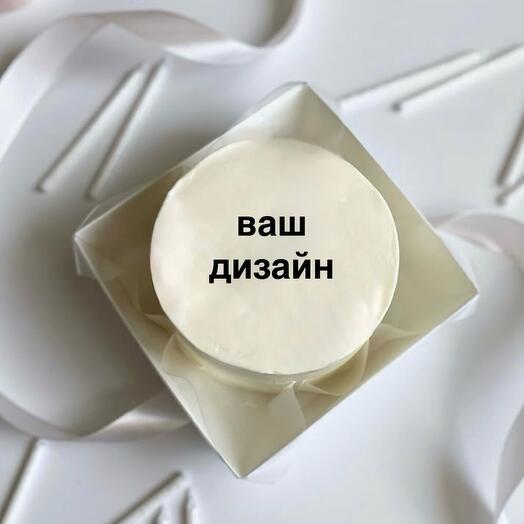Бенто торт с вашей надписью (12 см)