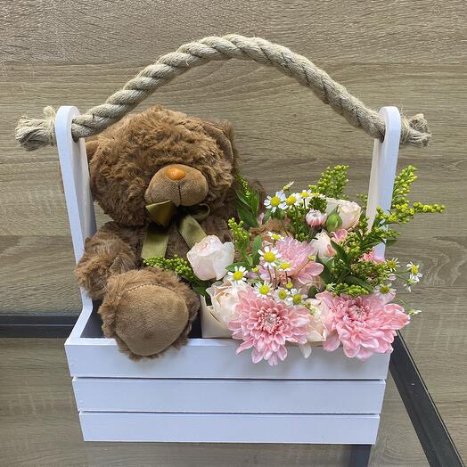 Композиция с мишкой