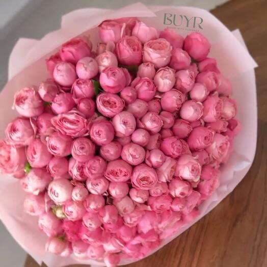 Роскошные и пионовидные розы сильва пинк»