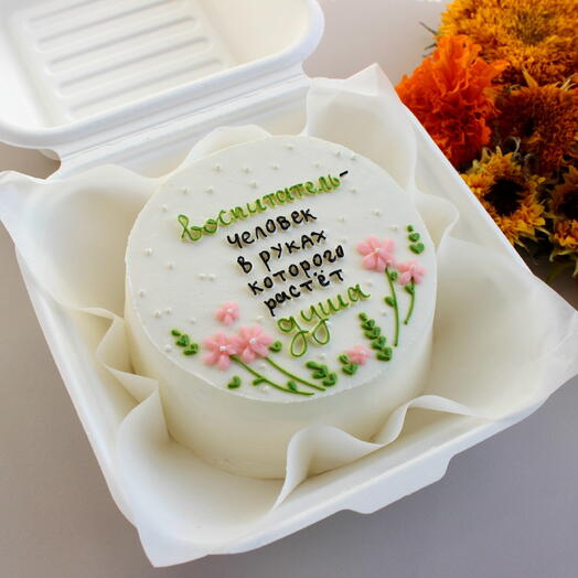 Бенто-торт воспитателю на день дошкольного работника