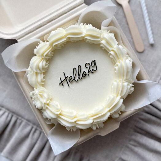 Бенто-торт «Hello 29»