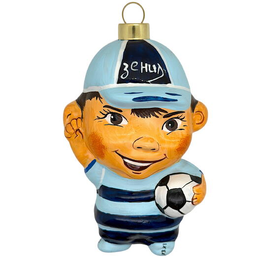 Ёлочная игрушка "Футболист" (Эвис)