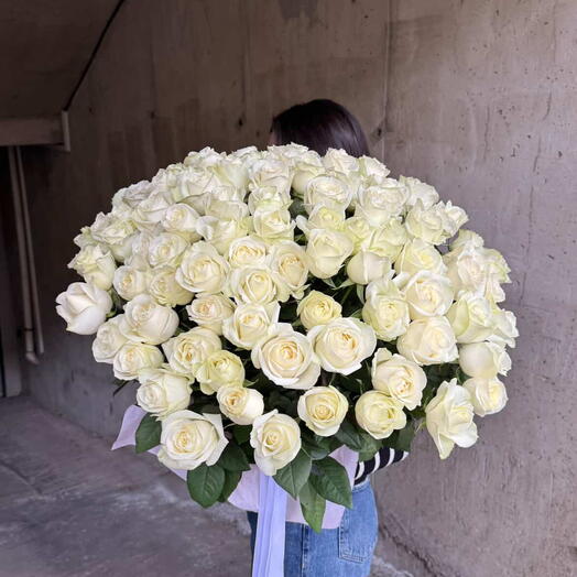 101 white roses