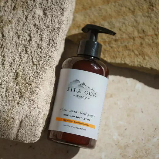 Лосьон для рук и тела Sila Gor 1 Citrus, Tonka, Black Pepper, 300 мл