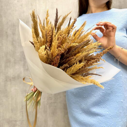Букет из полевых колосков