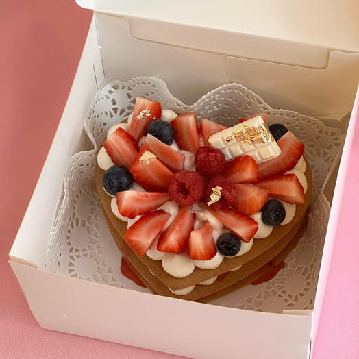 Открытый медовый бенто-торт