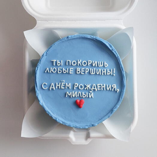 Бенто-торт для парня на день рождения