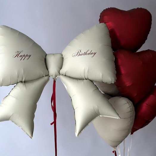 Бантик и сердечки