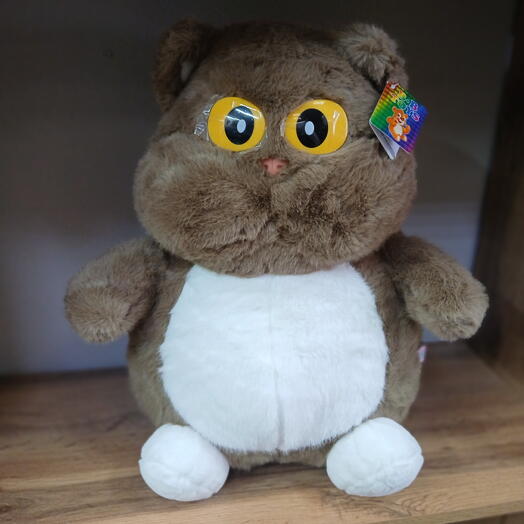 Кот большие глаза 45 см