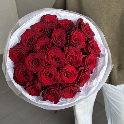 21 red roses