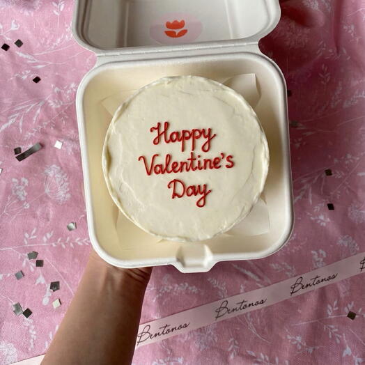 Бенто торт на День Святого Валентина на 14 февраля девушке жене парню