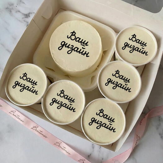 Комбо набор бенто+5 cake to go Ваш дизайн