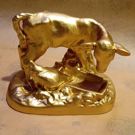 Статуэтка,, золотой телёнок,, ~1~