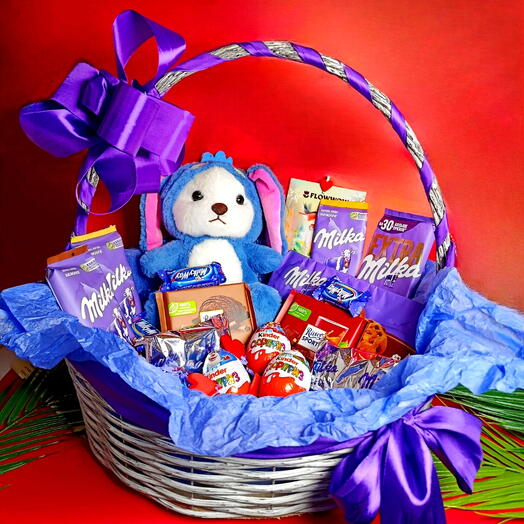 Корзинка сладостей «Стич» 💙