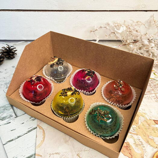 Набор из 6 чайных бомбочек к 23 февраля